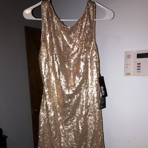Gold Sequence Dress